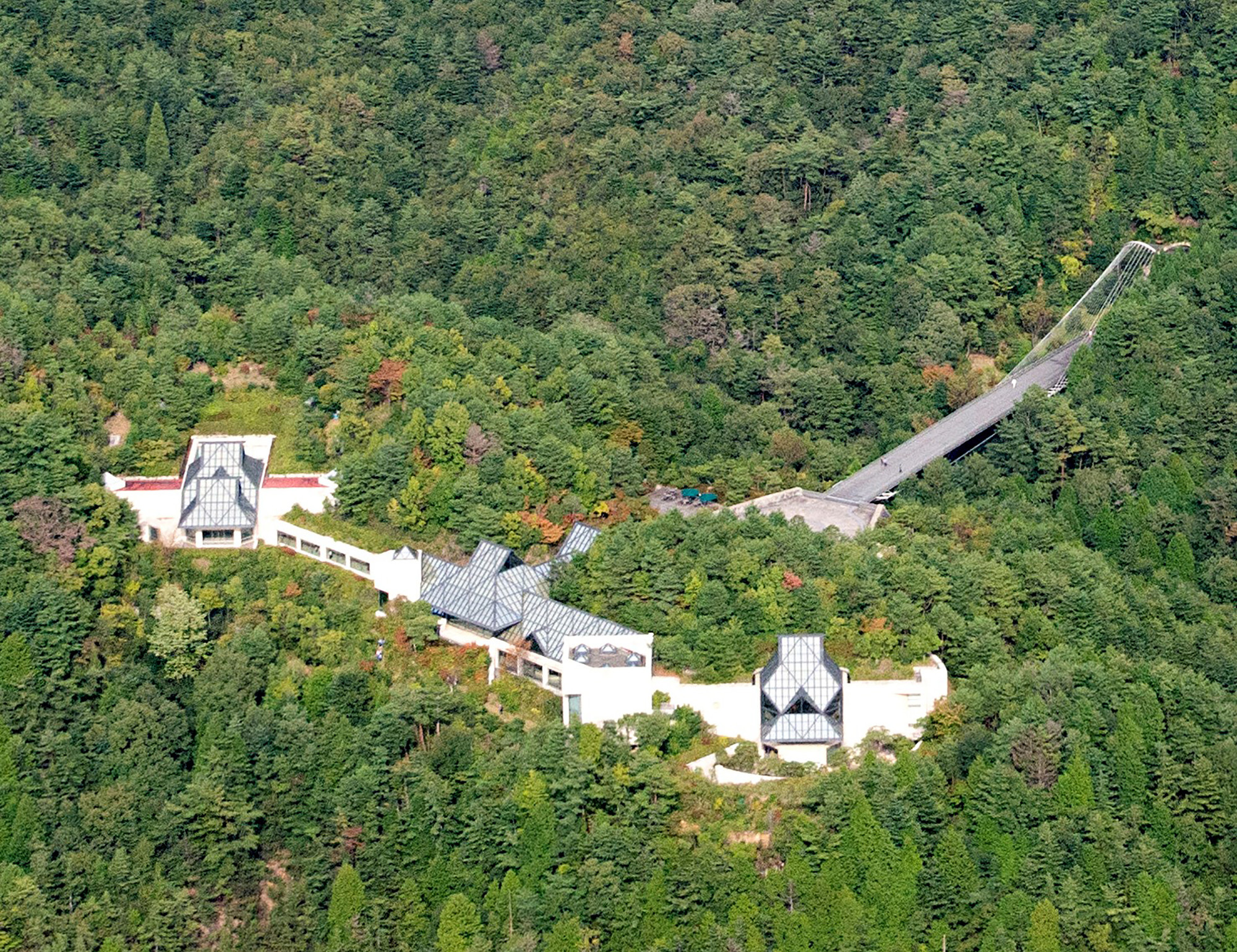 The Miho Museum designed by I.M. Pei